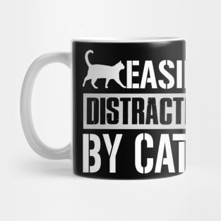 Easily Distracted By Cats Mug